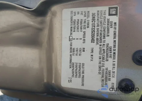 2002 Chevrolet Avalanche 1500 from USA, damaged, VIN 3GNEC13T22G356402